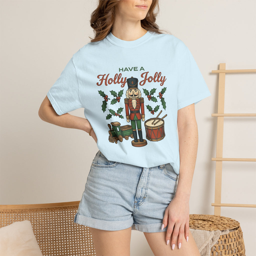 Nutcracker Illustration Shirt Christmas Festive Gift Women Antique Tee Christmas Soldier T-Shirt Xmas Fan Vintage Tshirt Holiday Graphic Ink