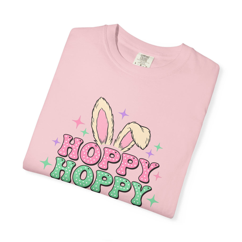 Bunny Ears Shirt Easter Animal Gift Women Pastel Tee Rabbit Ears T-Shirt Easter Fan Soft Tshirt Creature Graphic Playful Stars Tshirt