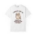 Owl Eyeglasses Shirt Cute Nature Gift Women Graphic Tee Owl Spectacles T-Shirt Adorable Fan Owl Art Tshirt Wildlife Graphic Design Pencil