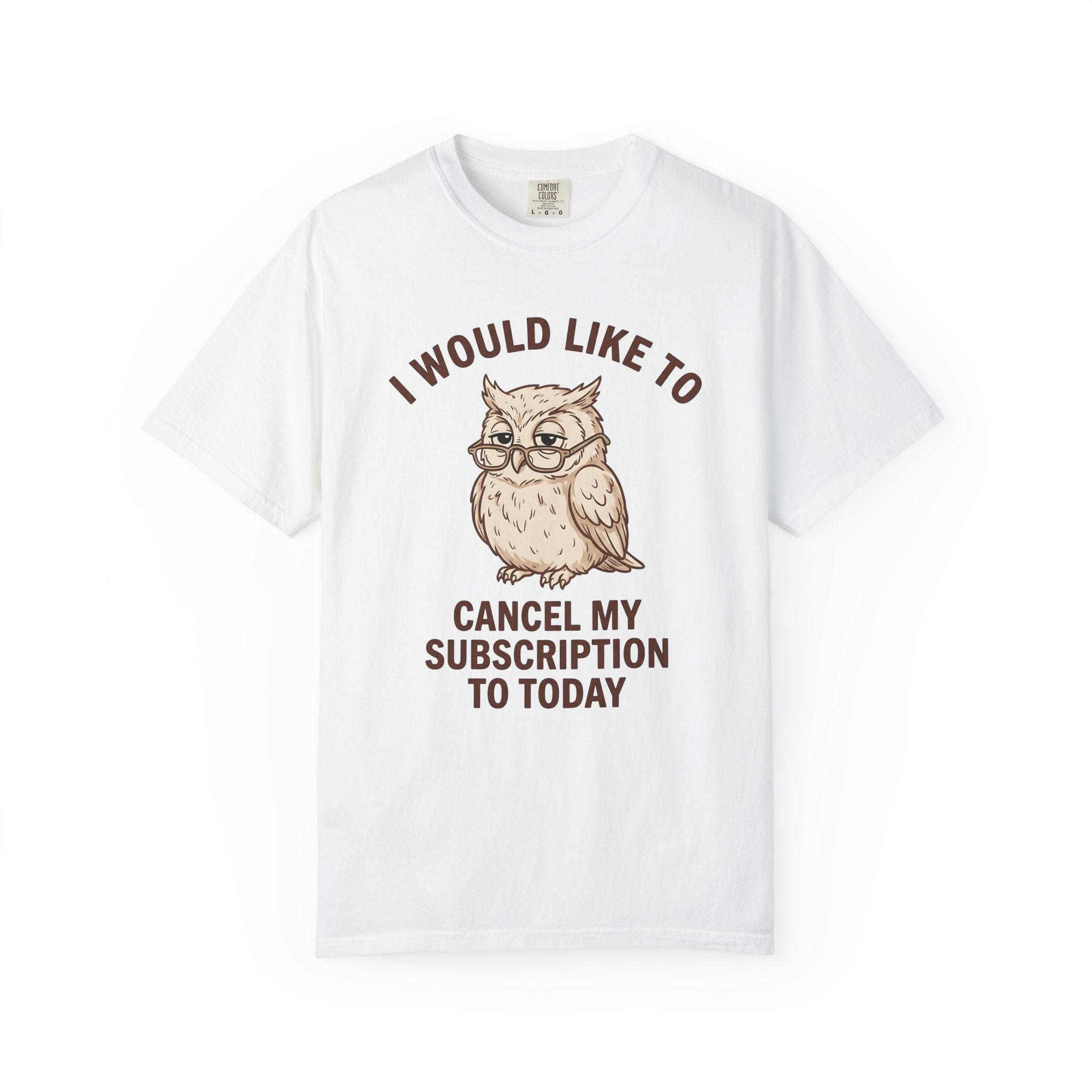 Owl Eyeglasses Shirt Cute Nature Gift Women Graphic Tee Owl Spectacles T-Shirt Adorable Fan Owl Art Tshirt Wildlife Graphic Design Pencil