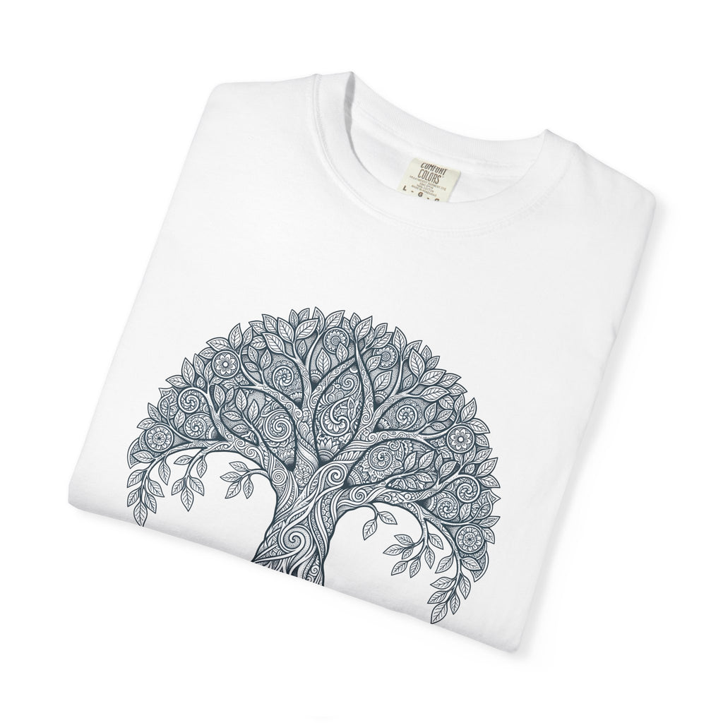 Irish Tree Shirt St Patrick's Day Wicca Gift Women Geometric Tee Celtic Tree T-Shirt Shamrock Fan Celtic Art Tshirt Pagan Graphic Tribal