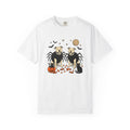 Spider Dog Shirt Dog Costume Gift Women Retro Tee Arachnid Dog T-Shirt Dog Fan Canine Graphic Design Sketch Black Cat Tshirt