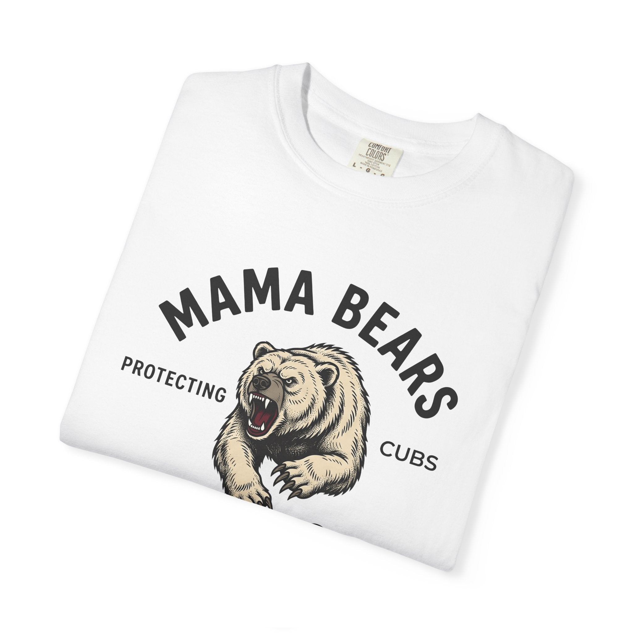 Bear Art Shirt Moms Kin Gift Women Old School Tee Bear T-Shirt Motherhood Fan Retro Tshirt Family Graphic Cartoon Yelling Mouth Tshirt