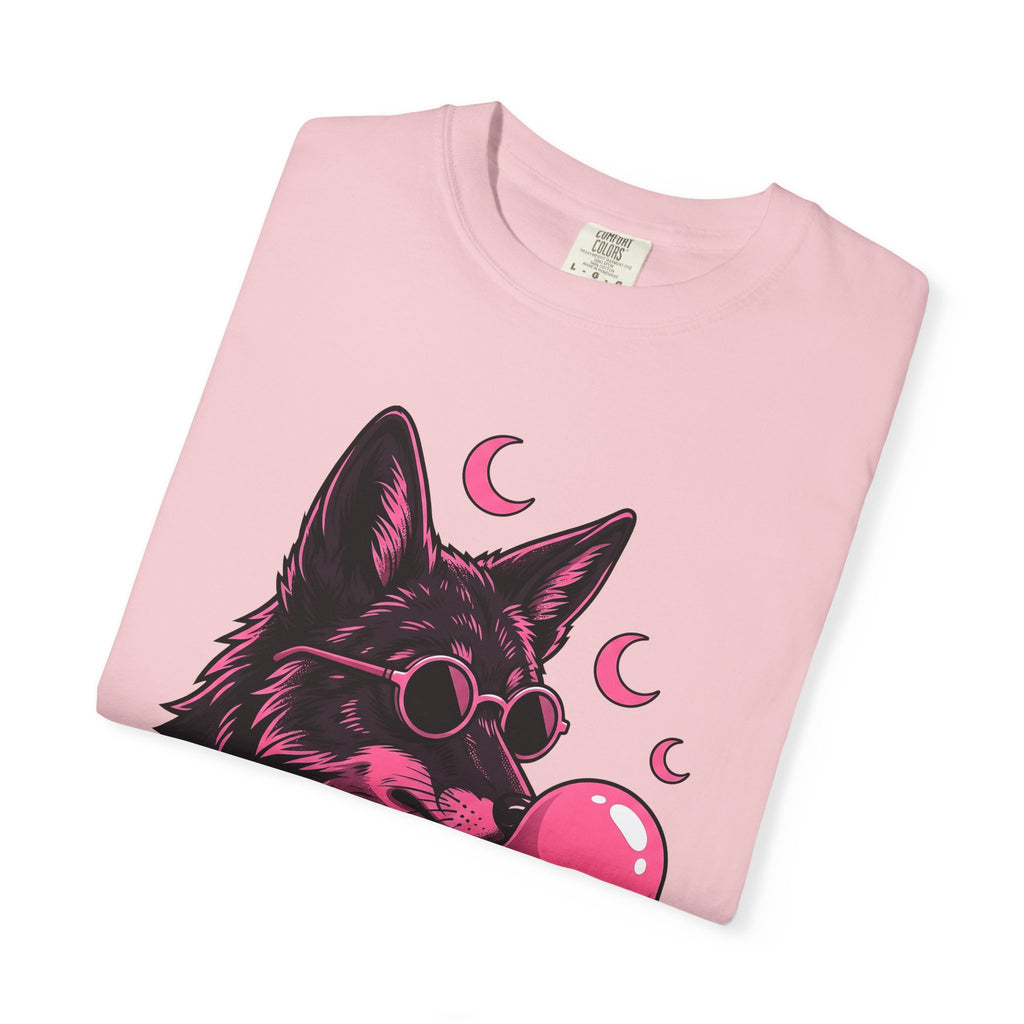 Wolf Sunglasses Shirt Cowgirl Western Gift Women Pop Art Tee Cool Shades T-Shirt Rodeo Fan Vintage Graphic Tshirt Retro Bubblegum Tshirt