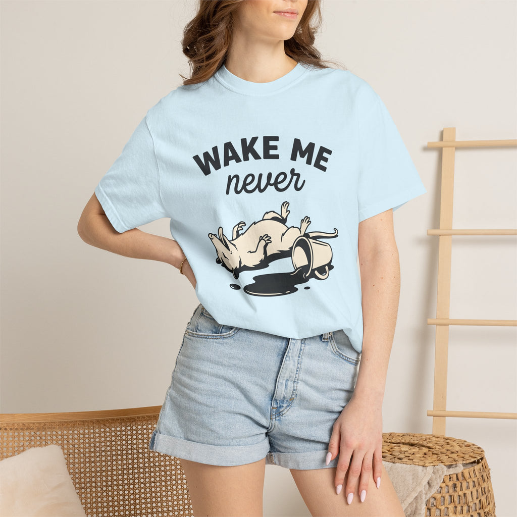 Opossum Coffee Shirt Coffee Humor Gift Women Cartoon Tee Possum T-Shirt Coffee Fan Comic Tshirt Funny Graphic Vintage Spilled Mug Tshirt