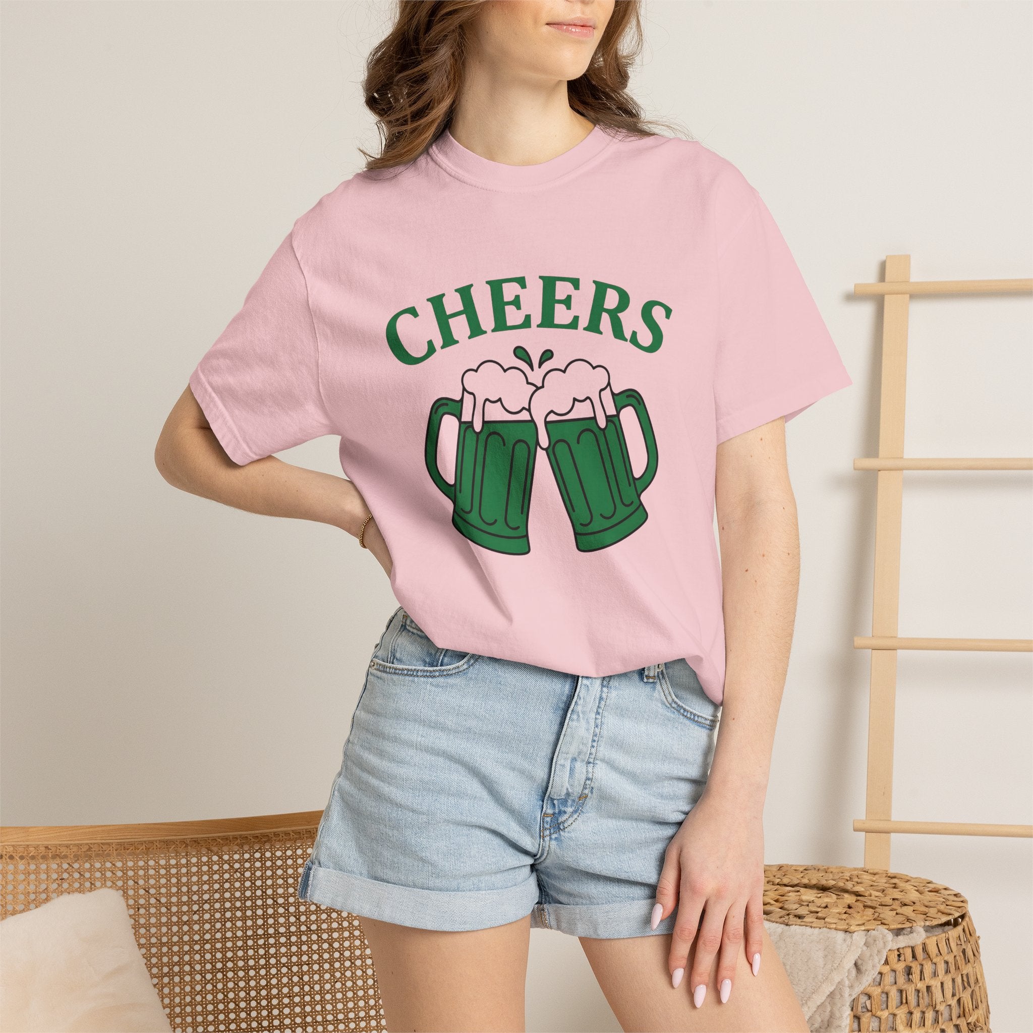 Ale Mugs Shirt St Patrick's Day Celebration Gift Women Graphic Tee Beer Mugs T-Shirt St Patricks Fan Pint Glasses Tshirt Party Graphic
