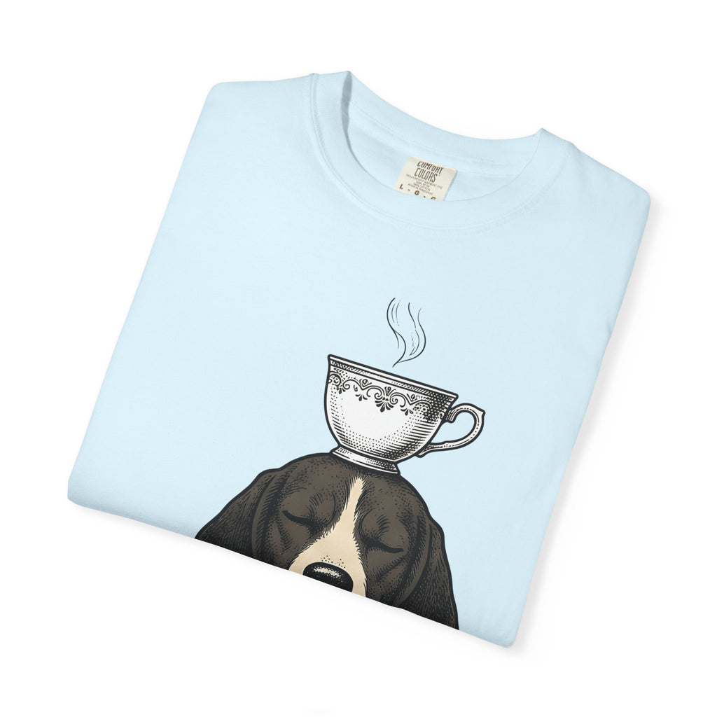 Beagle Puppy Shirt Dog Espresso Gift Women Sketch Tee Hound T-Shirt Dog Fan Drawing Tshirt Retro Mug Tshirt