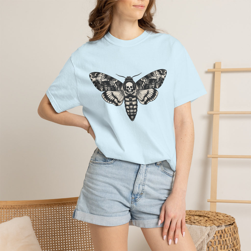 Death Insect Shirt Boho Chic Mysticism Gift Women Spooky Tee Beetle T-Shirt Bohemian Enthusiast Horror Tshirt Occult Graphic Antique