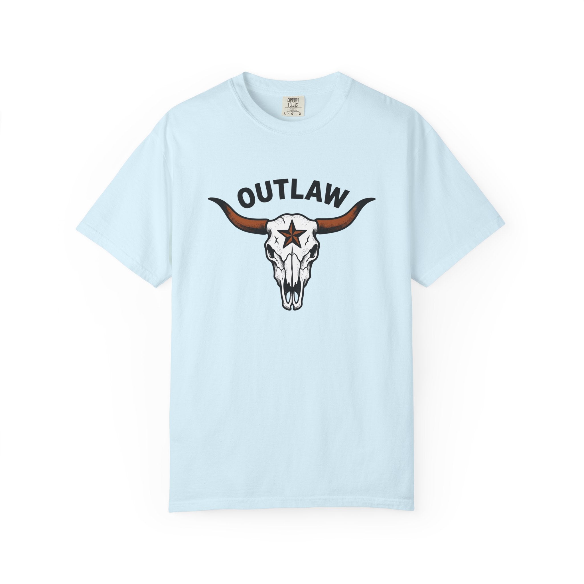 Bull Head Skull Shirt Cowgirl Livestock Gift Women Country Tee Skull T-Shirt Cowgirl Fan Rustic Tshirt Farm Graphic Old School Star Shape