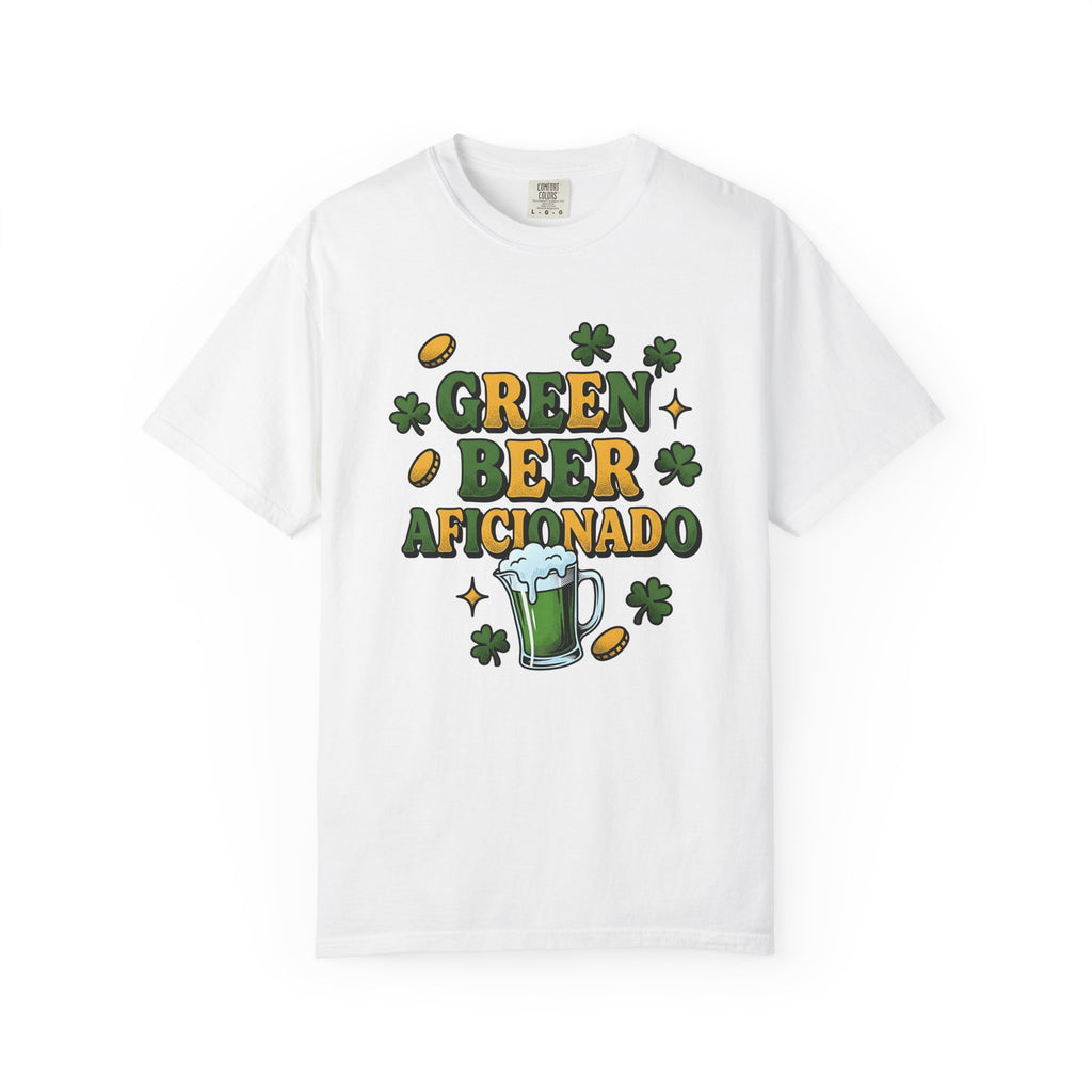 Green Ale Mug Shirt St Patrick's Day Beverages Gift Women Modern Graphic Tee Beer Mug T-Shirt St Patricks Fan Pint Glass Tshirt Drink