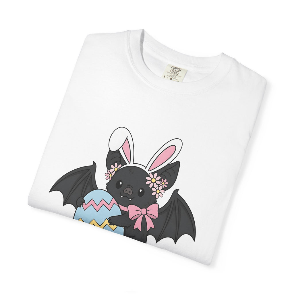 Bat Bunny Ears Shirt Easter Animal Gift Women Cute Tee Bunny T-Shirt Easter Fan Cute Tshirt Creature Graphic Cartoon Easter Egg Tshirt