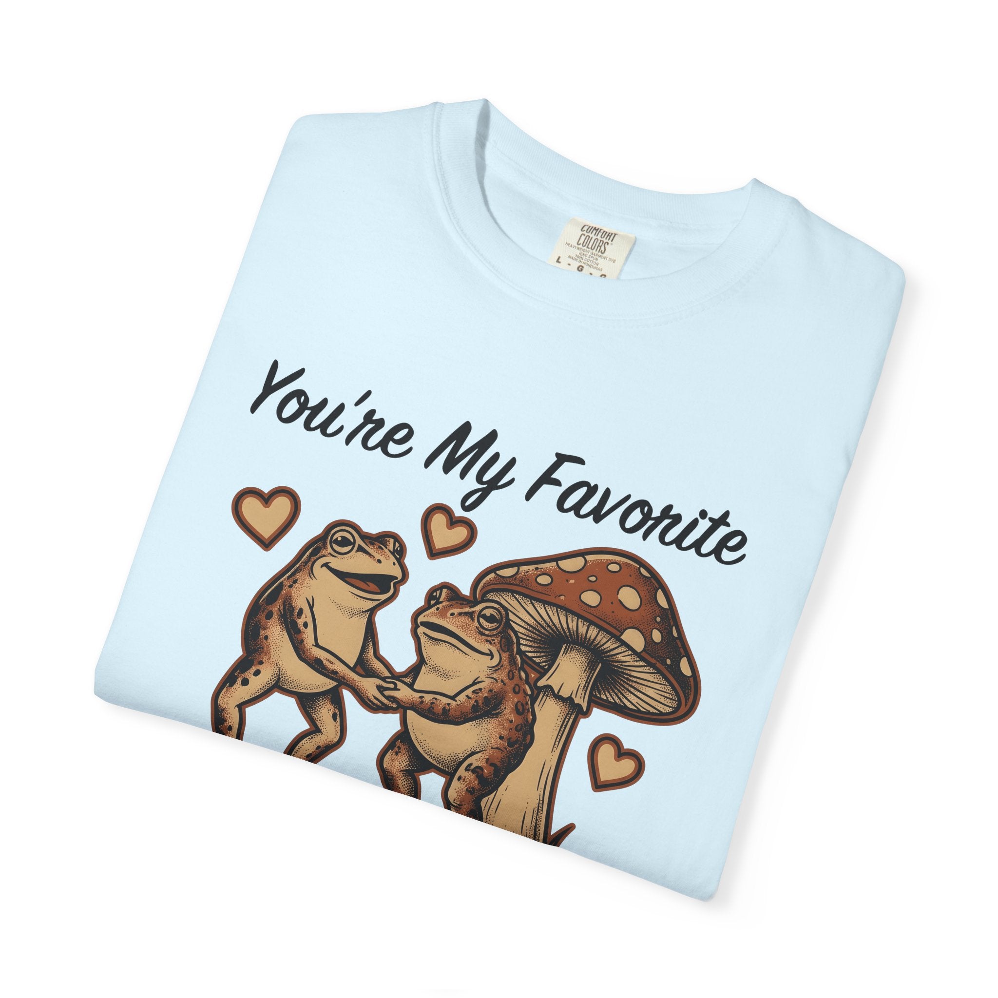 Frog Duo Shirt Valentine's Day Creatures Gift Women Classic Tee Toad T-Shirt Valentine's Fan Vintage Tshirt Animal Graphic Line Art Fungus