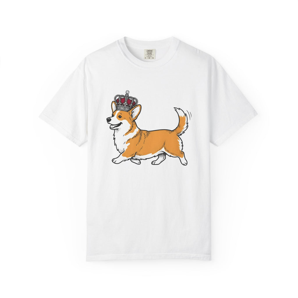 Corgi Canine Shirt Dog Beasts Gift Women Chibi Tee Dog T-Shirt Dog Fan Puppy Tshirt Creature Graphic Hand Drawn Coronet Tshirt