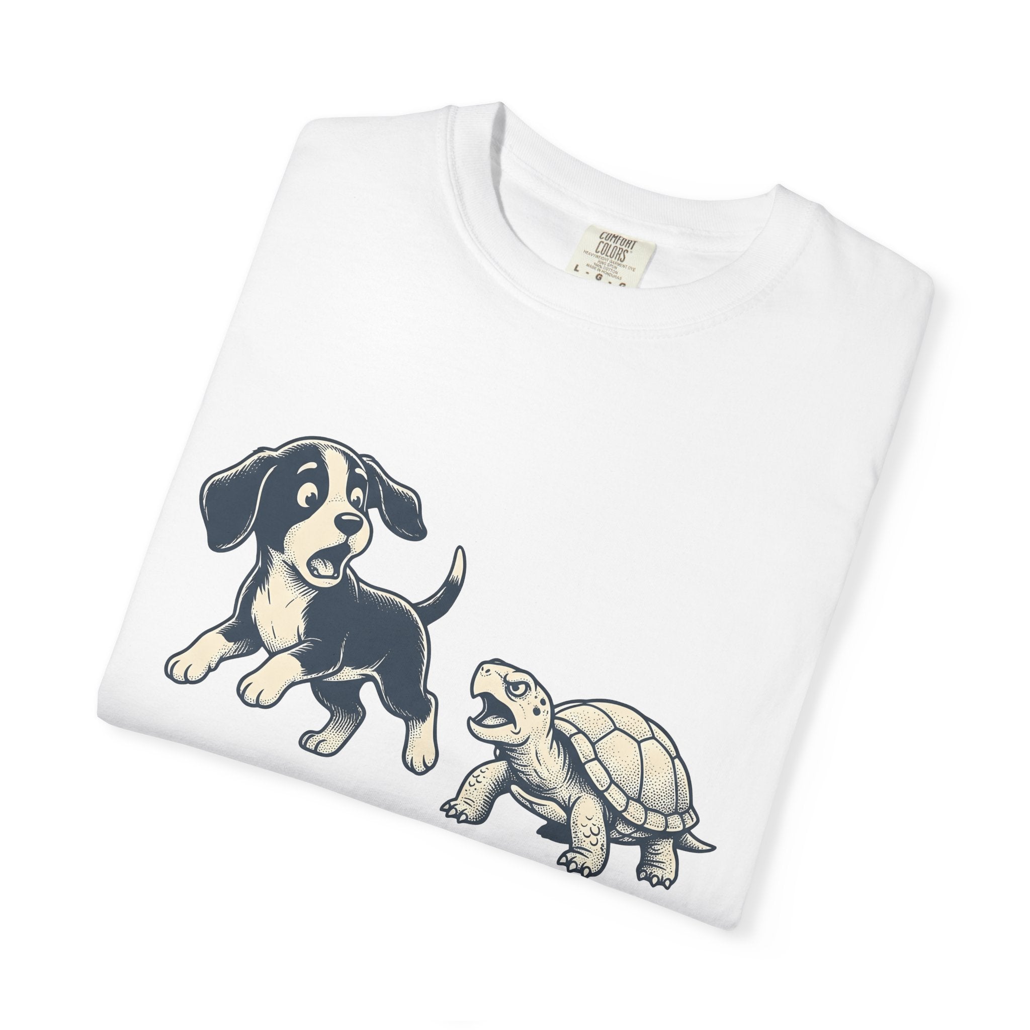 Dog Turtle Art Shirt Dog Wildlife Gift Women Classic Tee Turtle Art T-Shirt Dog Owner Dog Fan Pet Tshirt Wildlife Conservation Graphic