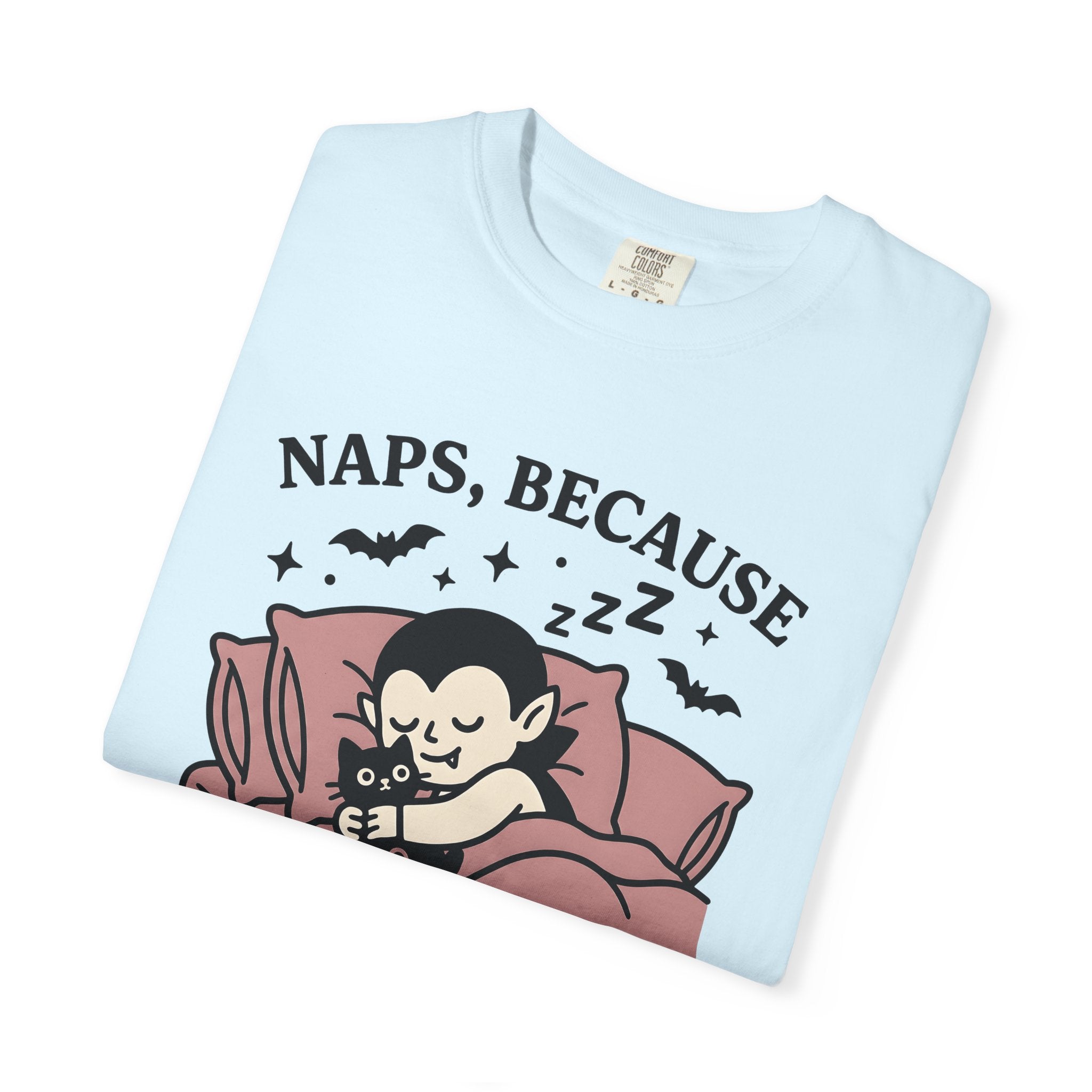 Vampire Cat Shirt Halloween Gothic Gift Women Cartoon Tee Cat T-Shirt Horror Fan Comic Tshirt Dark Graphic Retro Bats Tshirt