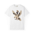 Retro Girl Eagle Shirt Patriotic Army Gift Women Vintage Tee Eagle T-Shirt Nationalist Fan Retro Tshirt Military Graphic Pop Art Navy