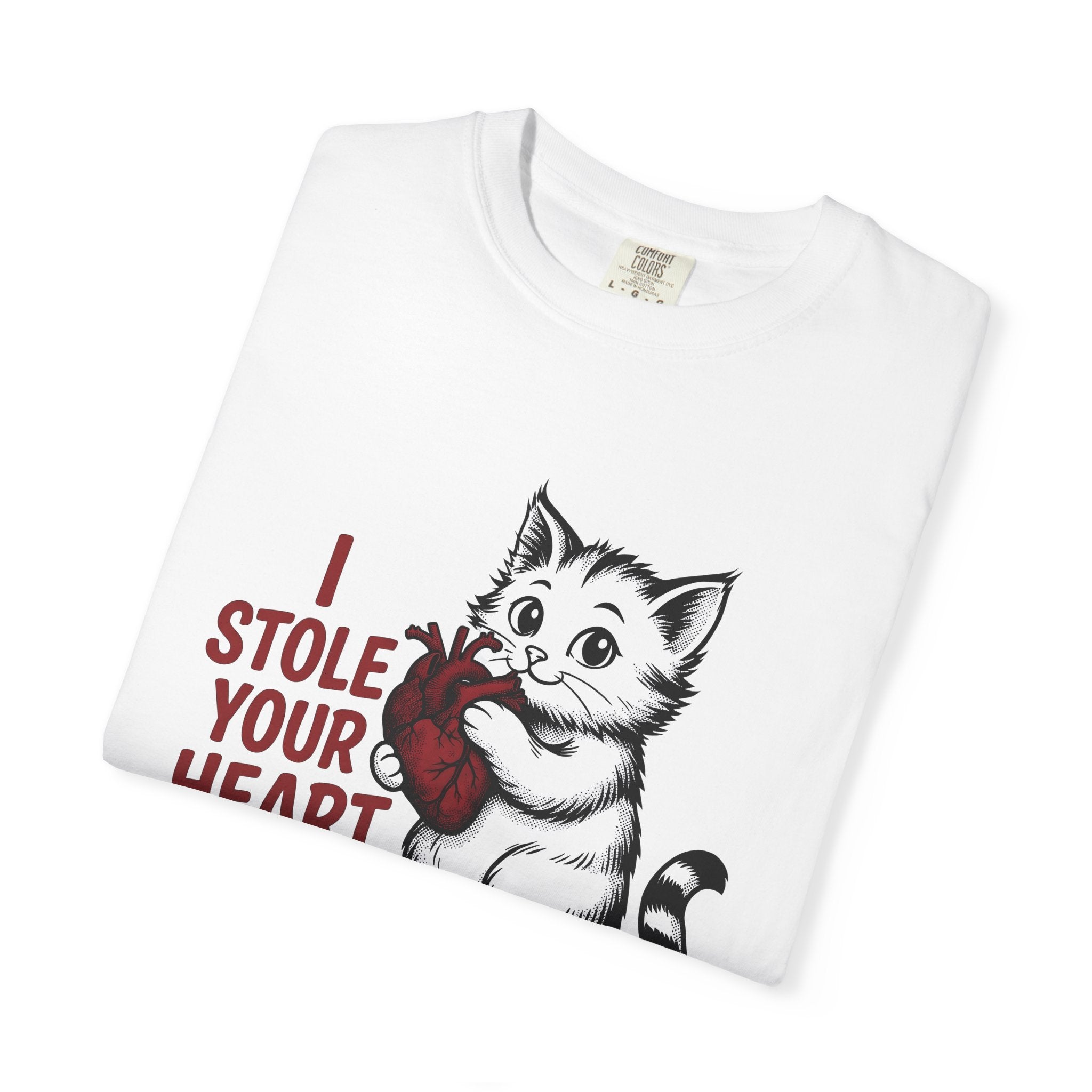 Lovable Kitty Shirt Cat Comedy Gift Women Line Art Tee Cat T-Shirt Cat Fan Illustration Graphic Hand Drawn Love Icon Tshirt