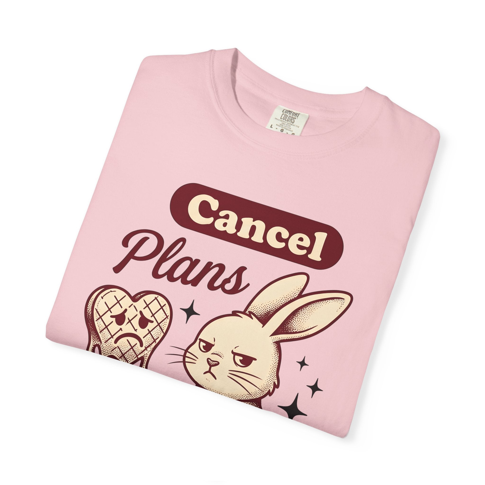 Upset Hare Shirt Valentine's Day Reclusive Gift Women Line Art Tee Rabbit T-Shirt Valentine Fan Illustrated Tshirt Hermit Graphic Distressed