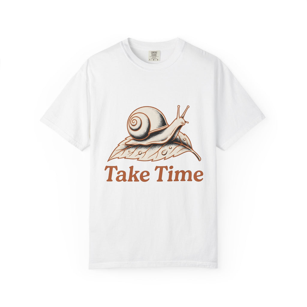 Garden Snail Leaf Shirt Snail Outdoors Gift Women Retro Tee Snail Shell T-Shirt Slug Fan Garden Tshirt Vintage Graphic Outdoors Design