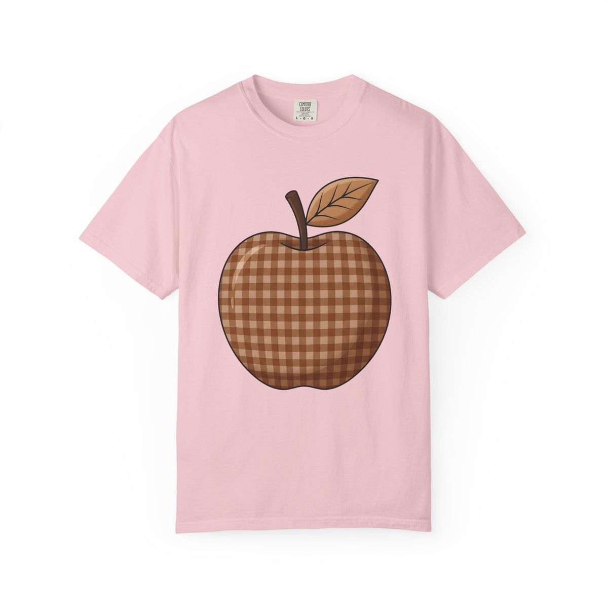 Plaid Apple Shirt Fall Teacher Unisex Gift Farmhouse Tee Apple T-Shirt Autumn