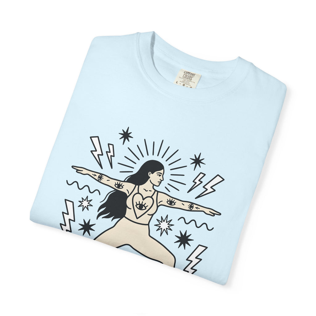 Meditation Pose Shirt Yoga Health Gift Women Modern Design Tee Zen T-Shirt Yoga Enthusiast Minimalist Tshirt Wellness Graphic Simple