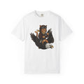 Flying Cat Shirt Cat Gift Women Creatures Classic Tee Kitty T-Shirt Cat Fan Vintage Tshirt Beast Graphic Doodle Falcon Tshirt