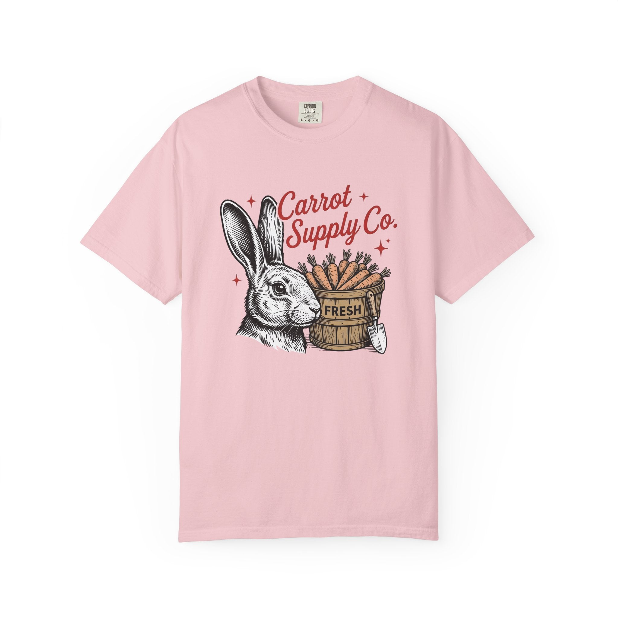 Bunny Carrot Shirt Easter Critters Gift Women Old School Tee Rabbit T-Shirt Easter Fan Vintage Tshirt Creature Graphic Line Art Tub Tshirt