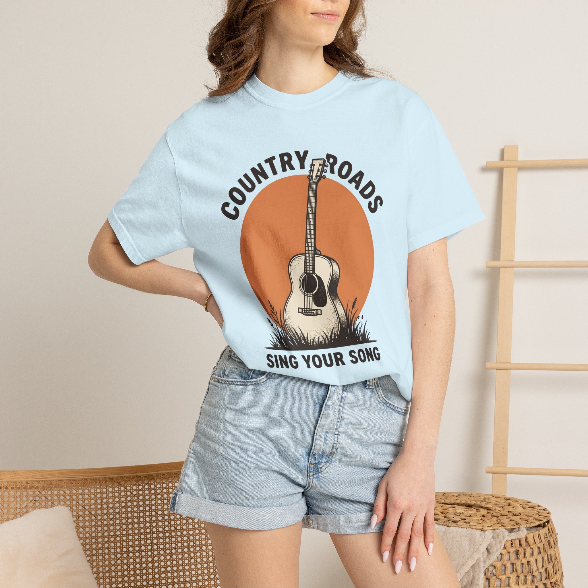 String Guitar Shirt Cowgirl Cowboy Gift Women Classic Tee Guitar T-Shirt Rodeo Fan Vintage Tshirt Cowboy Graphic Heritage Dusk Tshirt
