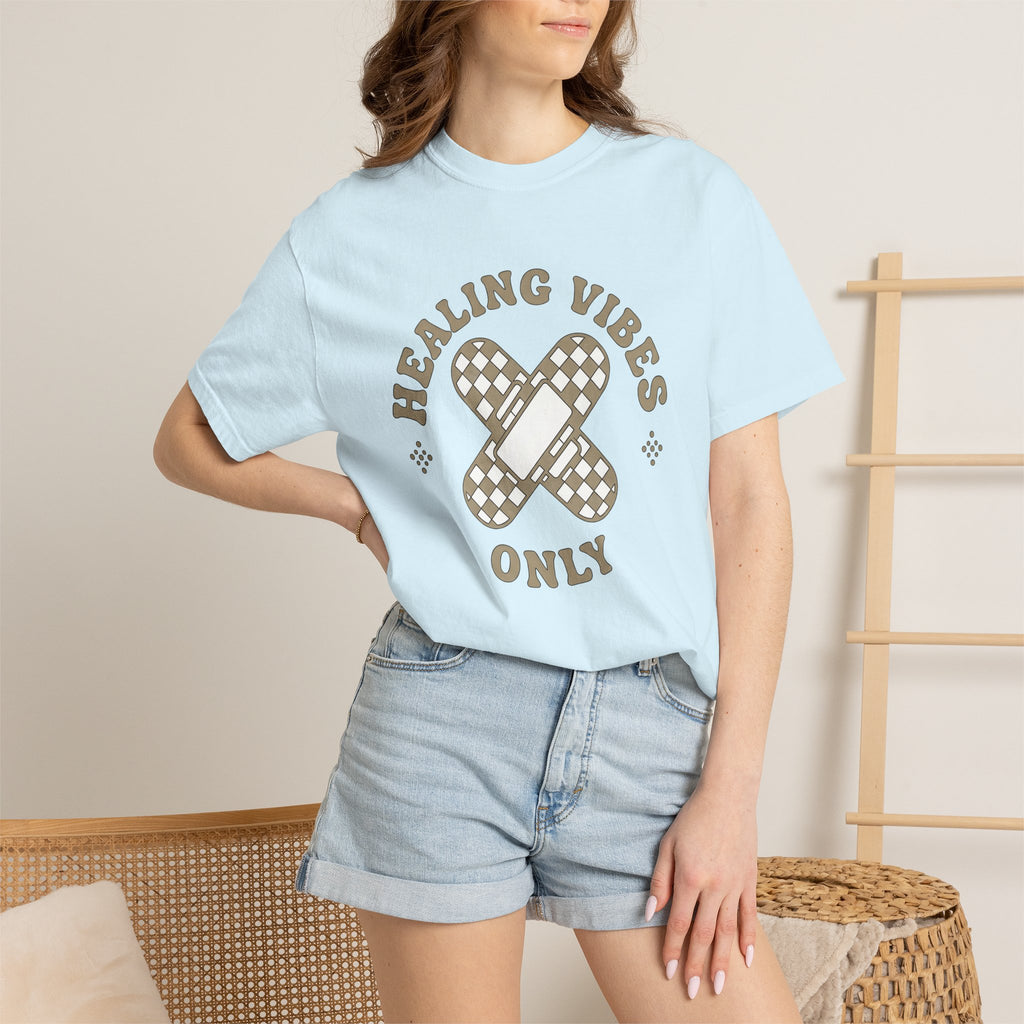 Band Aid Design Shirt Nurses Health Gift Women Vintage Tee Bandage T-Shirt Nurse Enthusiast Retro Tshirt Wellness Graphic Simple Plaid Print