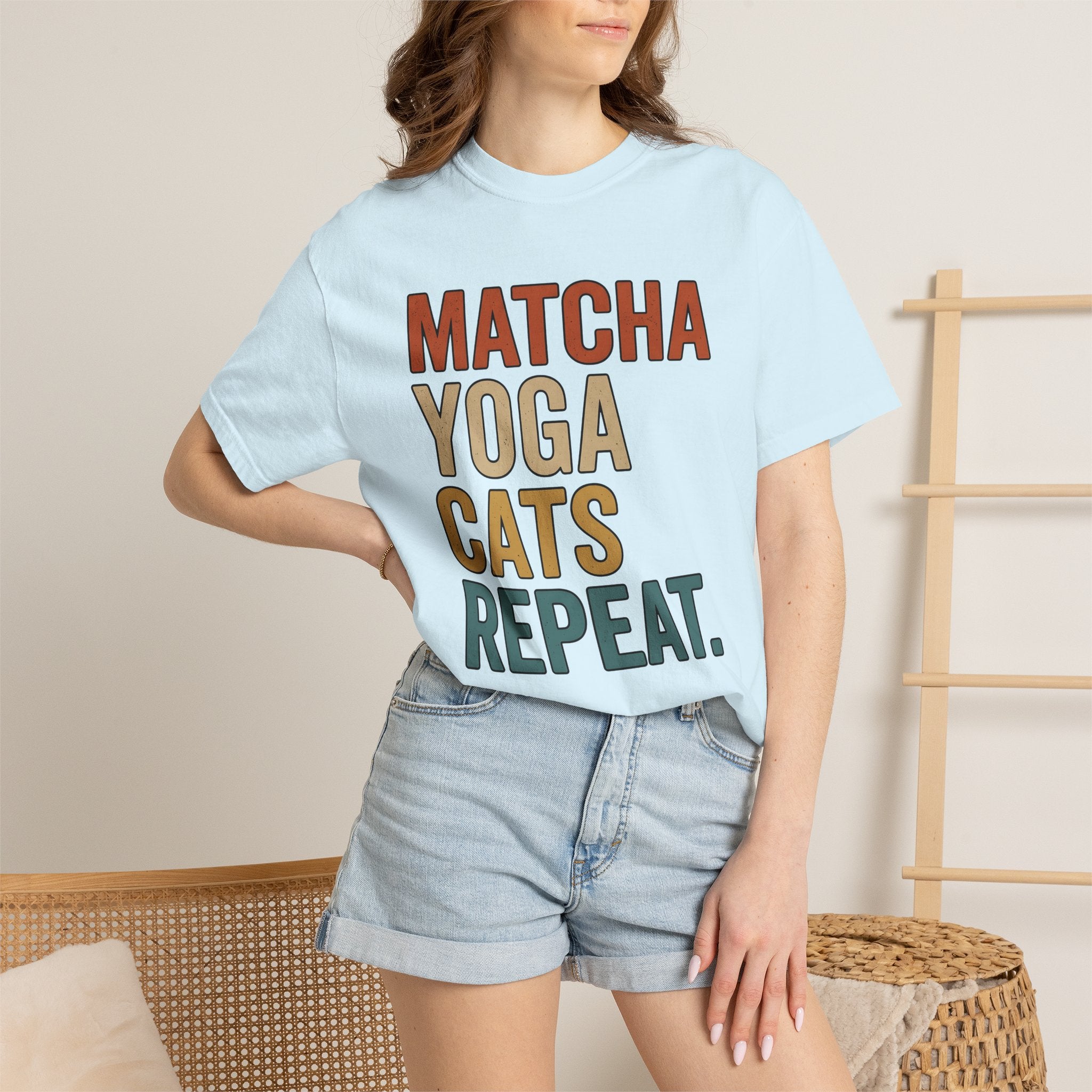 Strong Font Design Shirt Yoga Kitten Gift Women Classic Tee Typography T-Shirt Yogist Enthusiast Vintage Tshirt Cat Graphic Sleek Piled Text