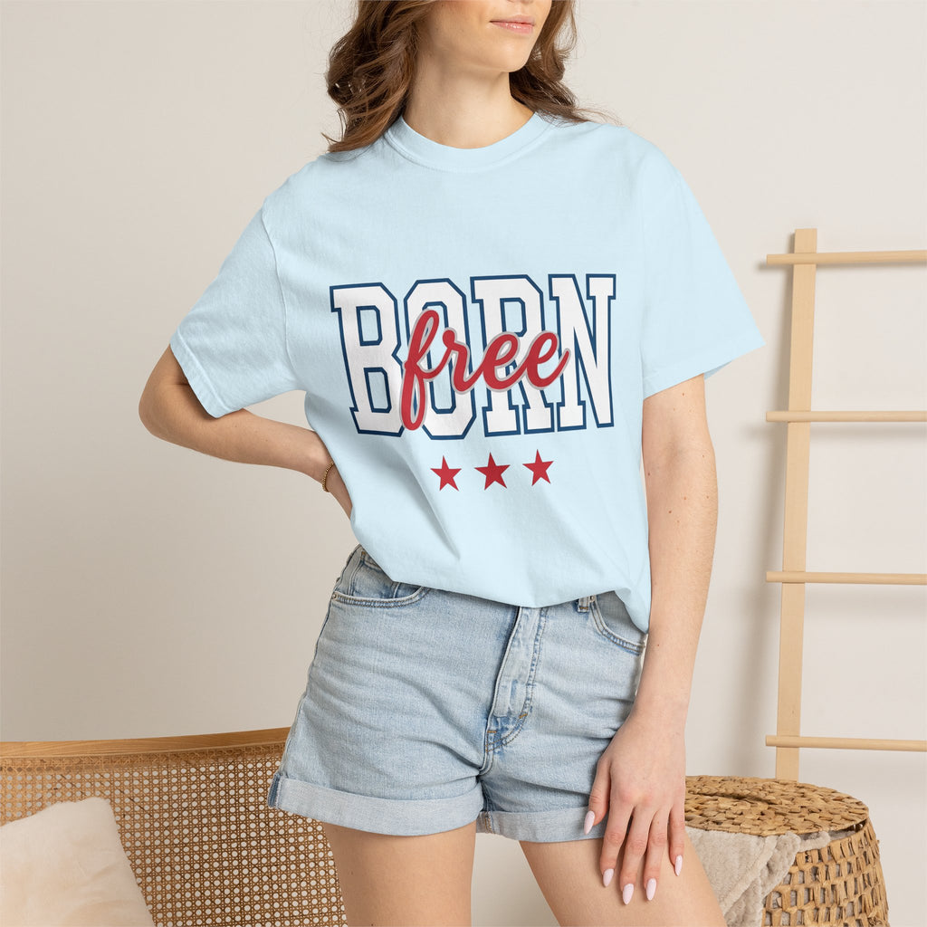 American Text Shirt America Flag Gift Women Strong Tee Typography T-Shirt Patriot Fan Vintage Tshirt Banner Graphic Retro Star Shapes Tshirt
