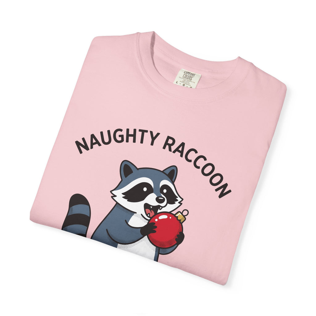Raccoon Illustration Shirt Funny Wildlife Gift Women Comic Tee Trash Panda T-Shirt Humor Fan Cartoon Tshirt Animal Graphic Cute Decoration