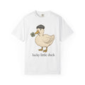 Duck Clover Shirt Holiday Animal Gift Women Cute Tee Shamrock T-Shirt Vacation Fan Cute Tshirt Wildlife Graphic Vintage Cap Tshirt