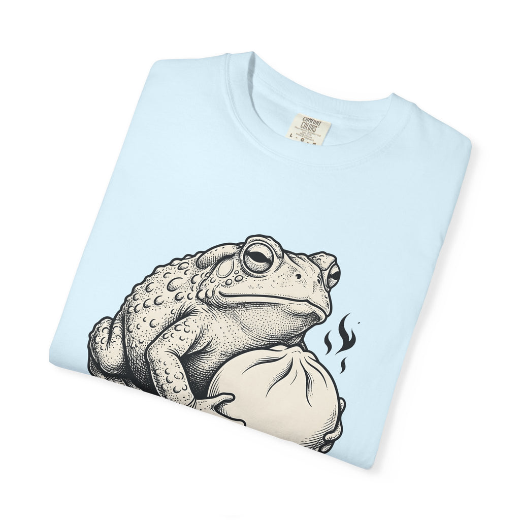 Amphibian Dumpling Shirt Animals Meal Gift Women Illustration Tee Frog T-Shirt Animal Fan Toad Tshirt Food Graphic Dumpling Design Graphic