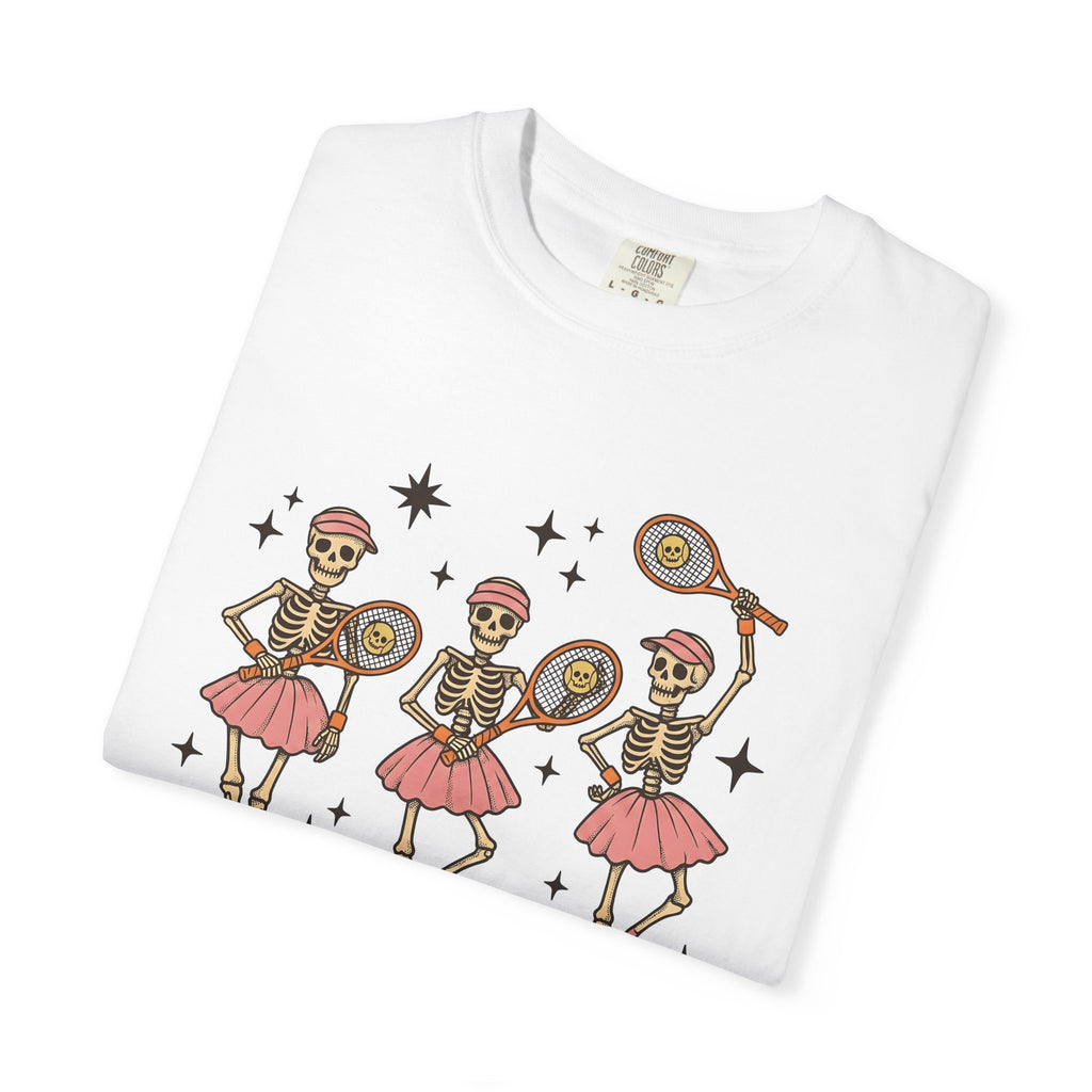 Bone Ballet Dancers Shirt Sports Spooky Gift Women Graphic Tee Skeleton T-Shirt Athlete Fan Graphic Tshirt Horror Illustration Classic