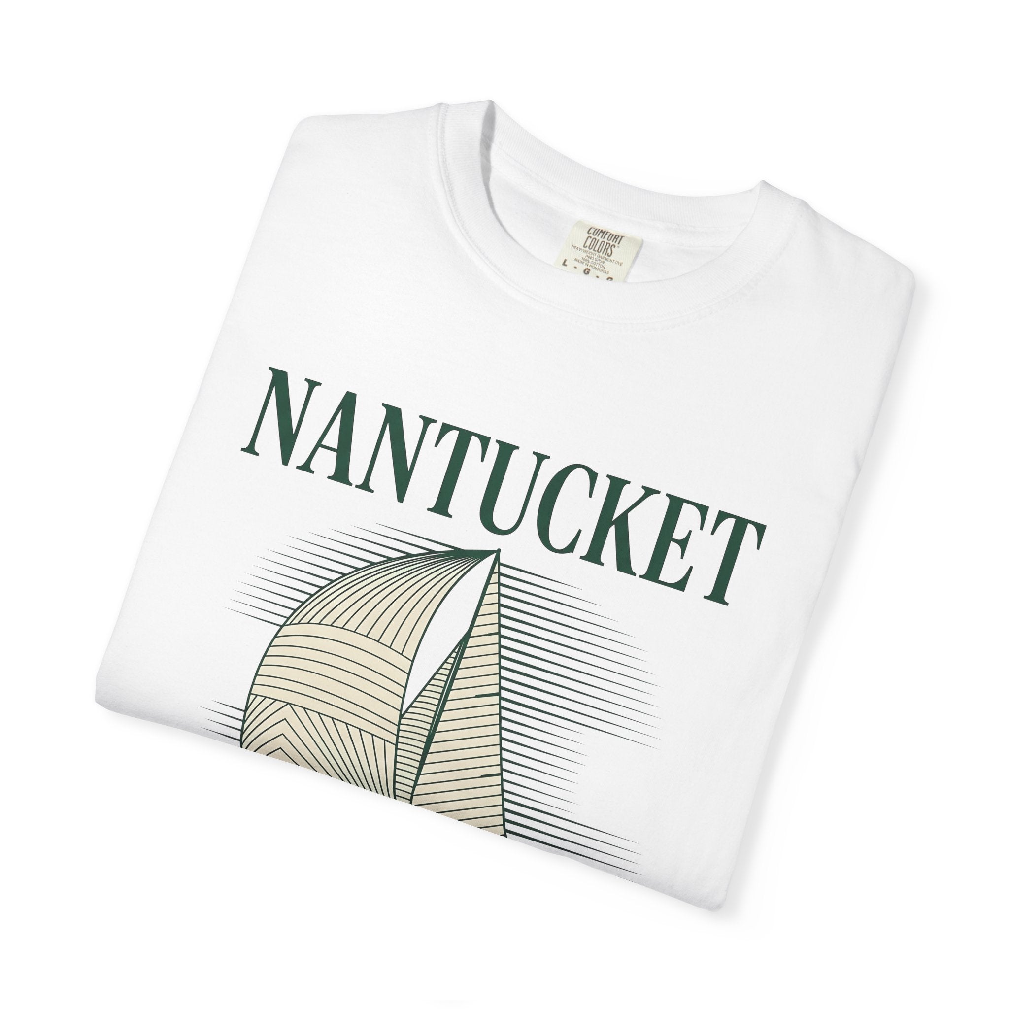 Sailing Boat Shirt Sailing Shoreline Gift Women Seascape Tee Sailboat T-Shirt Sailor Fan Sail Art Tshirt Coast Graphic Old-Fashioned Striped