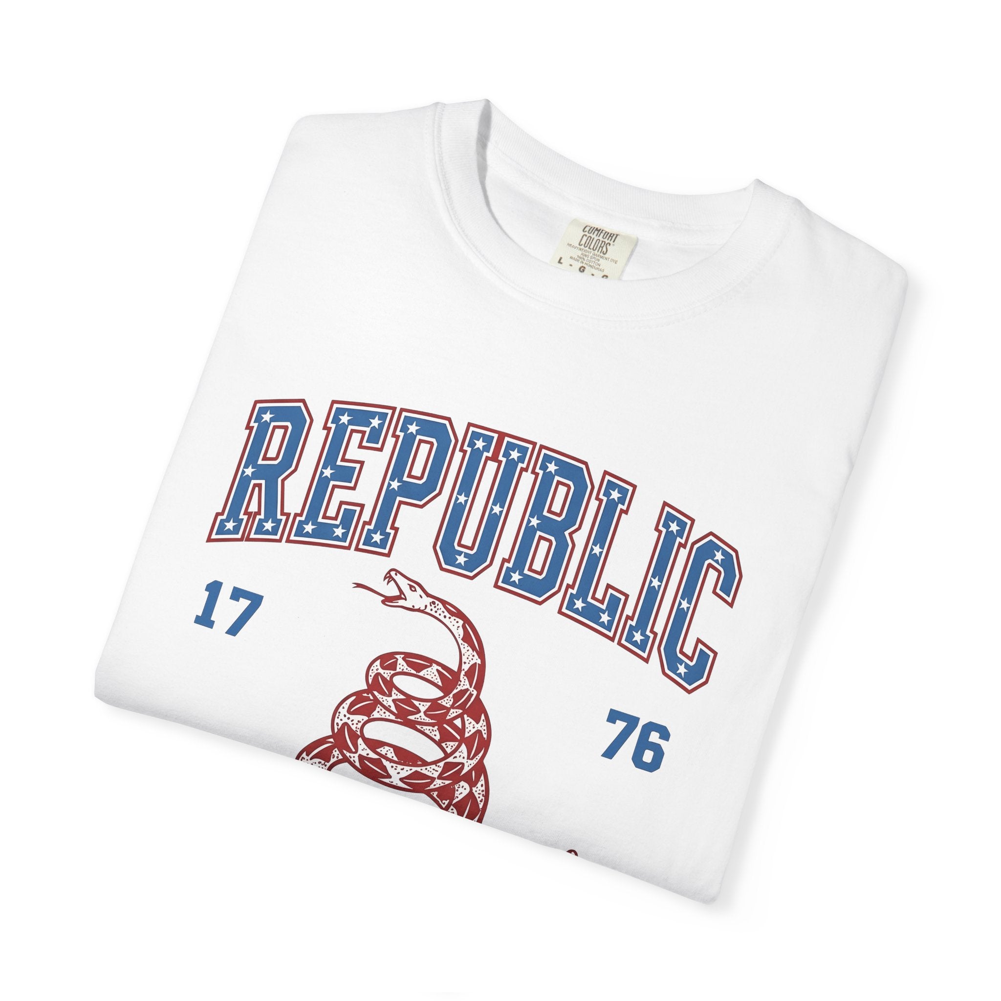 Rattlesnake Graphic Shirt America Freedom Gift Women Patriotic Tee Snake T-Shirt American Fan Retro Tshirt Liberty Graphic Vintage Stars