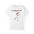Cowgirl Roller Skates Shirt Cowgirl Retro Gift Women Vintage Tee Roller Derby T-Shirt Cowboy Fan Retro Illustration Tshirt Hand Drawn