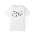 Flower Lettering Shirt Cat Blossoms Gift Women Sketch Tee Typography T-Shirt Cat Lady Feline Fan Hand Drawn Tshirt Floral Graphic Retro