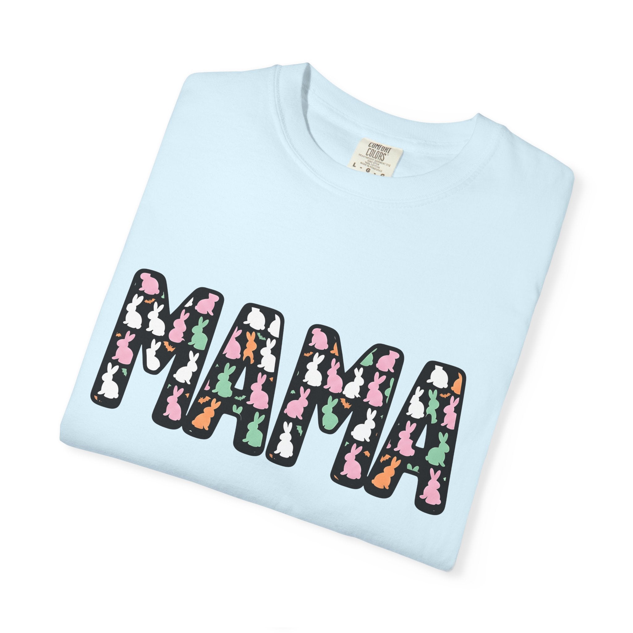 Bunny Design Shirt Moms Holiday Gift Women Sweet Tee Rabbit T-Shirt Mom Fan Cute Tshirt Celebration Graphic Lively Gentle Animals Tshirt