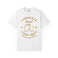 Lemon Citrus Shirt Drinks Vacation Gift Women Retro Tee Citrus T-Shirt Beverage Fan Vintage Tshirt Holiday Graphic Simple Olive Branch