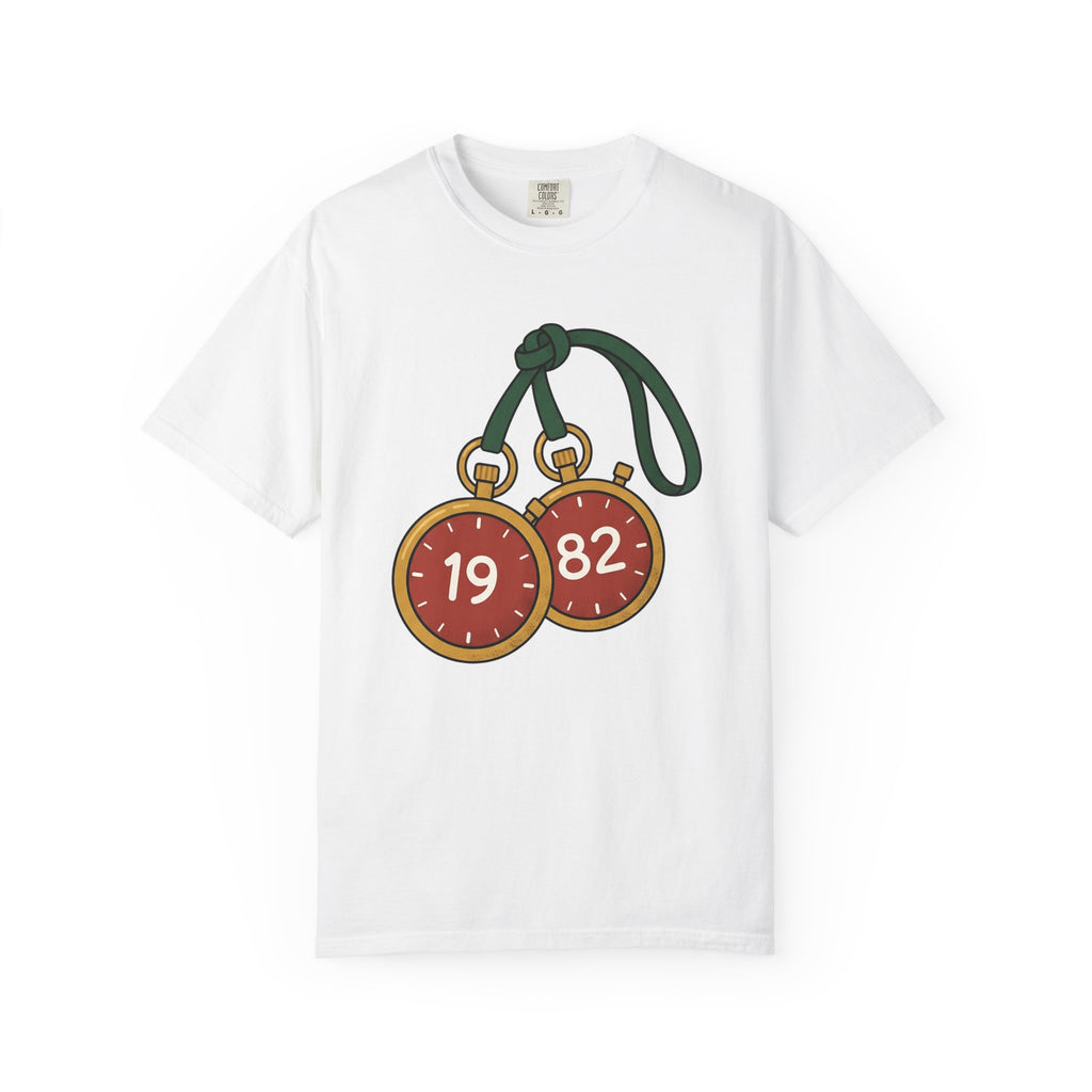 Chronometer Pair Shirt Sports Contender Gift Women Animation Tee Stopwatch T-Shirt Athlete Fan Cartoon Tshirt Challenger Graphic Hand Drawn