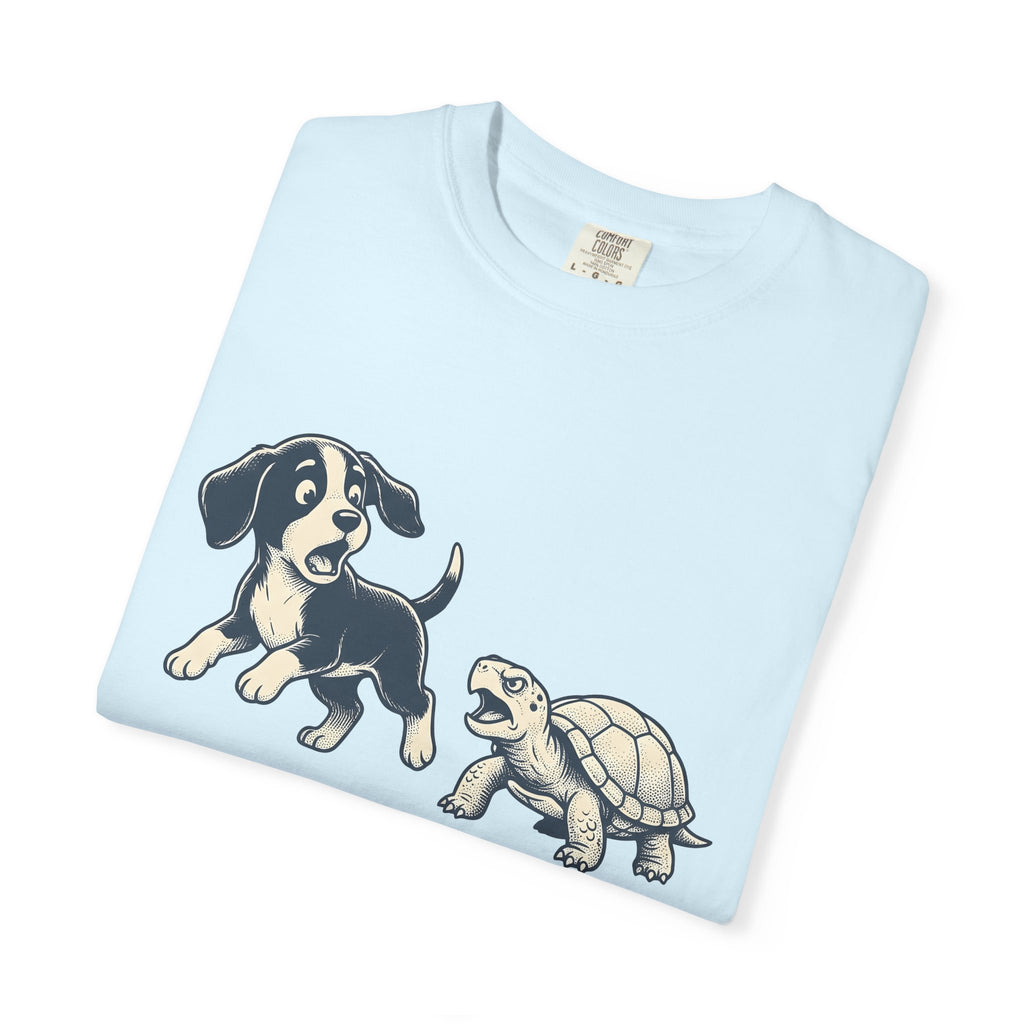 Dog Turtle Art Shirt Dog Wildlife Gift Women Classic Tee Turtle Art T-Shirt Dog Owner Dog Fan Pet Tshirt Wildlife Conservation Graphic
