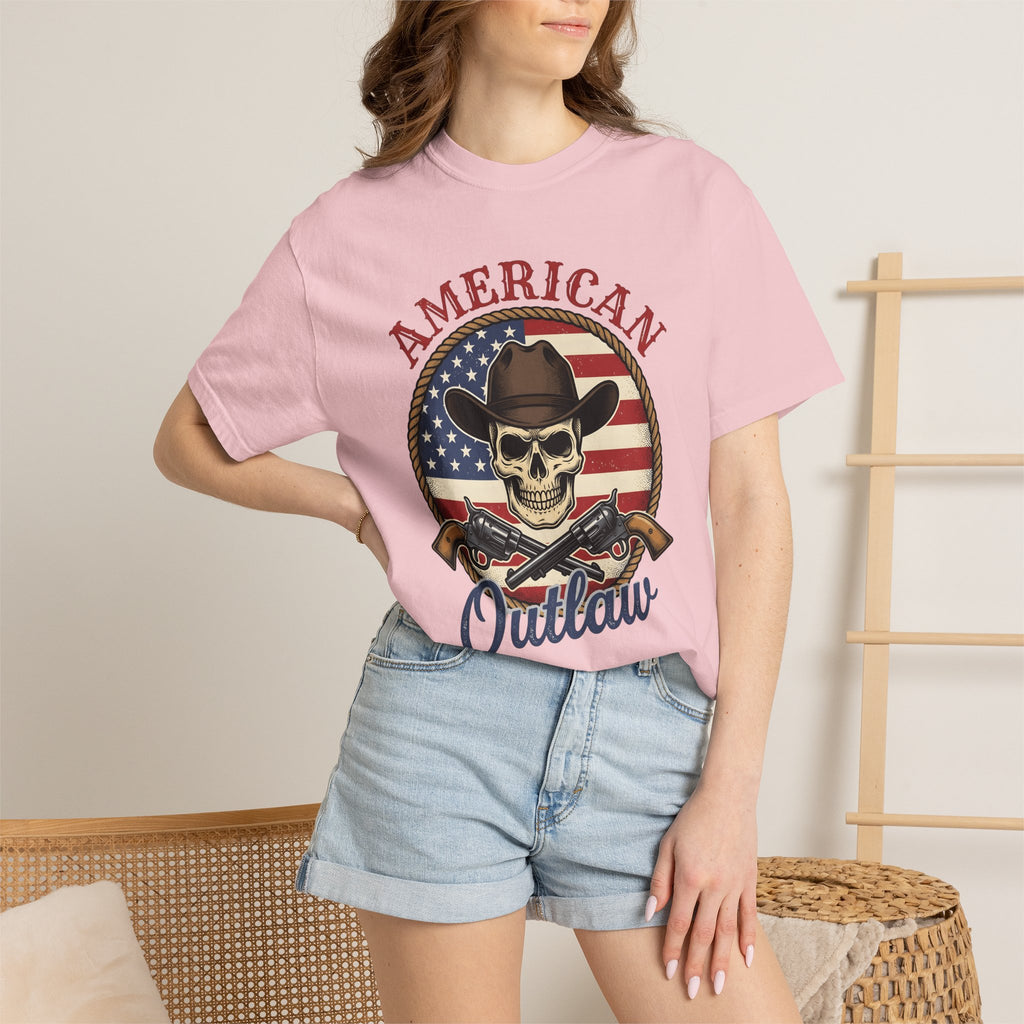 Western Skull Shirt America Cowboy Gift Women Antique Tee Skull T-Shirt American Fan Vintage Tshirt Rodeo Graphic Classic Gun Tshirt