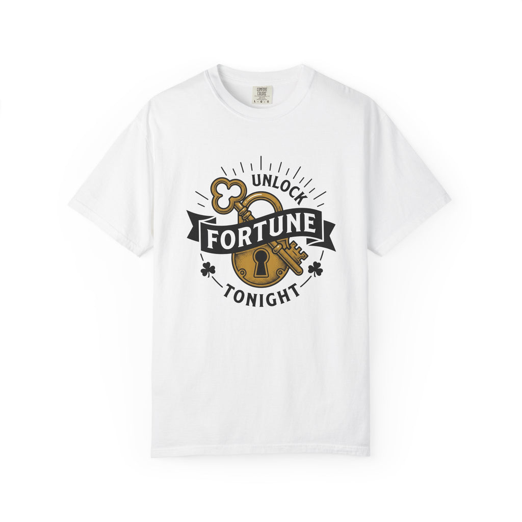 Old Lock Key Shirt St Patrick's Day Chance Gift Women Poster Art Tee Antique Key t-shirt Luck Fan Vintage Poster Tshirt Fortune Graphic