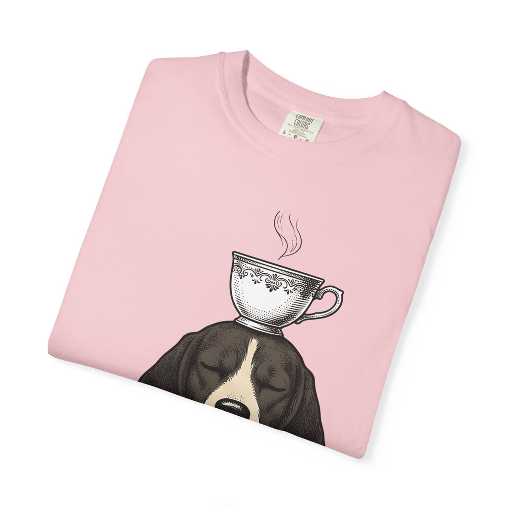 Beagle Puppy Shirt Dog Espresso Gift Women Sketch Tee Hound T-Shirt Dog Fan Drawing Tshirt Retro Mug Tshirt