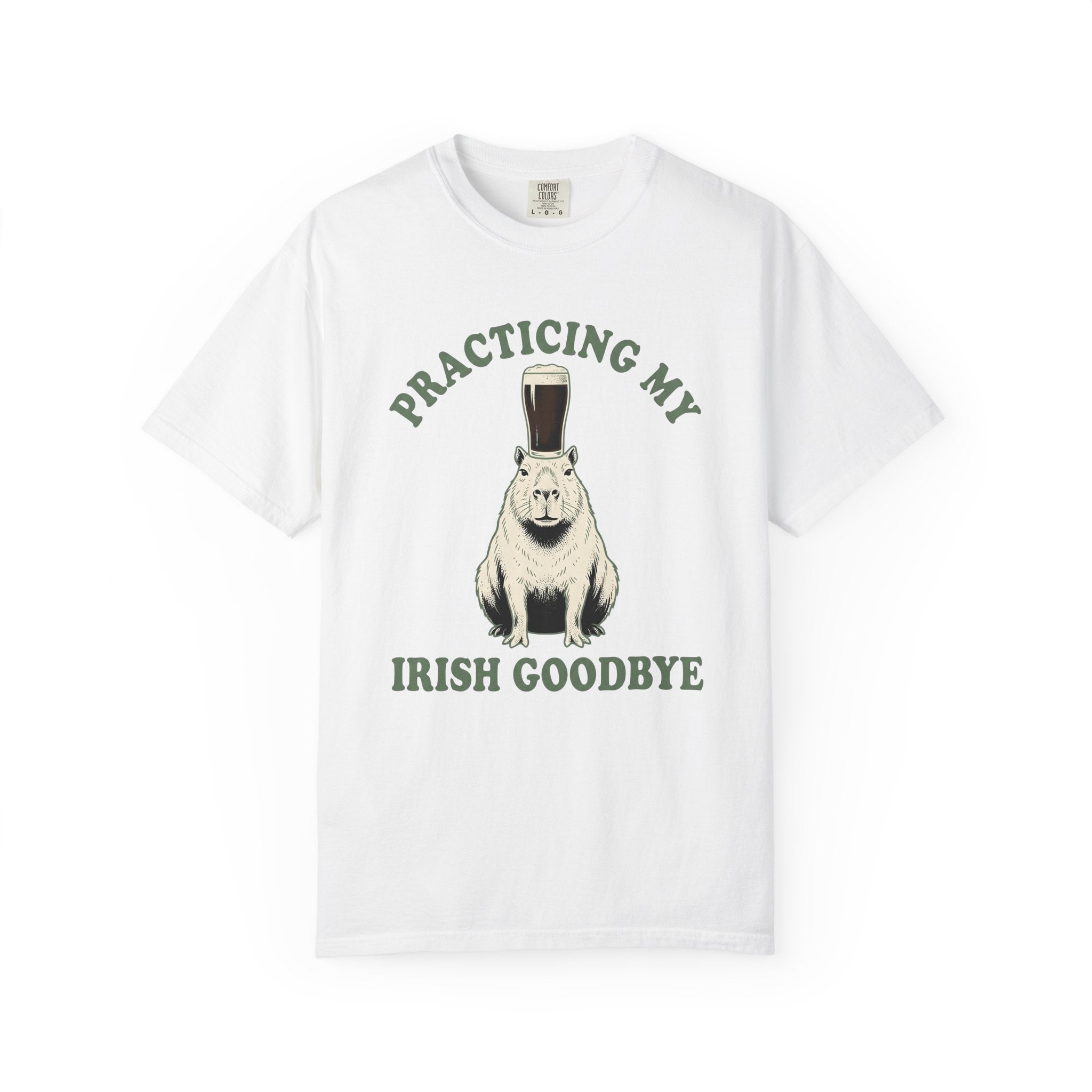 Capybara Ale Shirt St Patricks Day Pet Gift Women Retro Tee Rodent T-Shirt St Patricks Fan Vintage Tshirt Animal Graphic Sketch Beer Mug