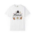 Mom Bun Shirt Mom Coffee Gift Women Doodle Tee Top Knot T-Shirt Motherhood Fan Hand Drawn Tshirt Caffeine Graphic Retro Daisy Tshirt