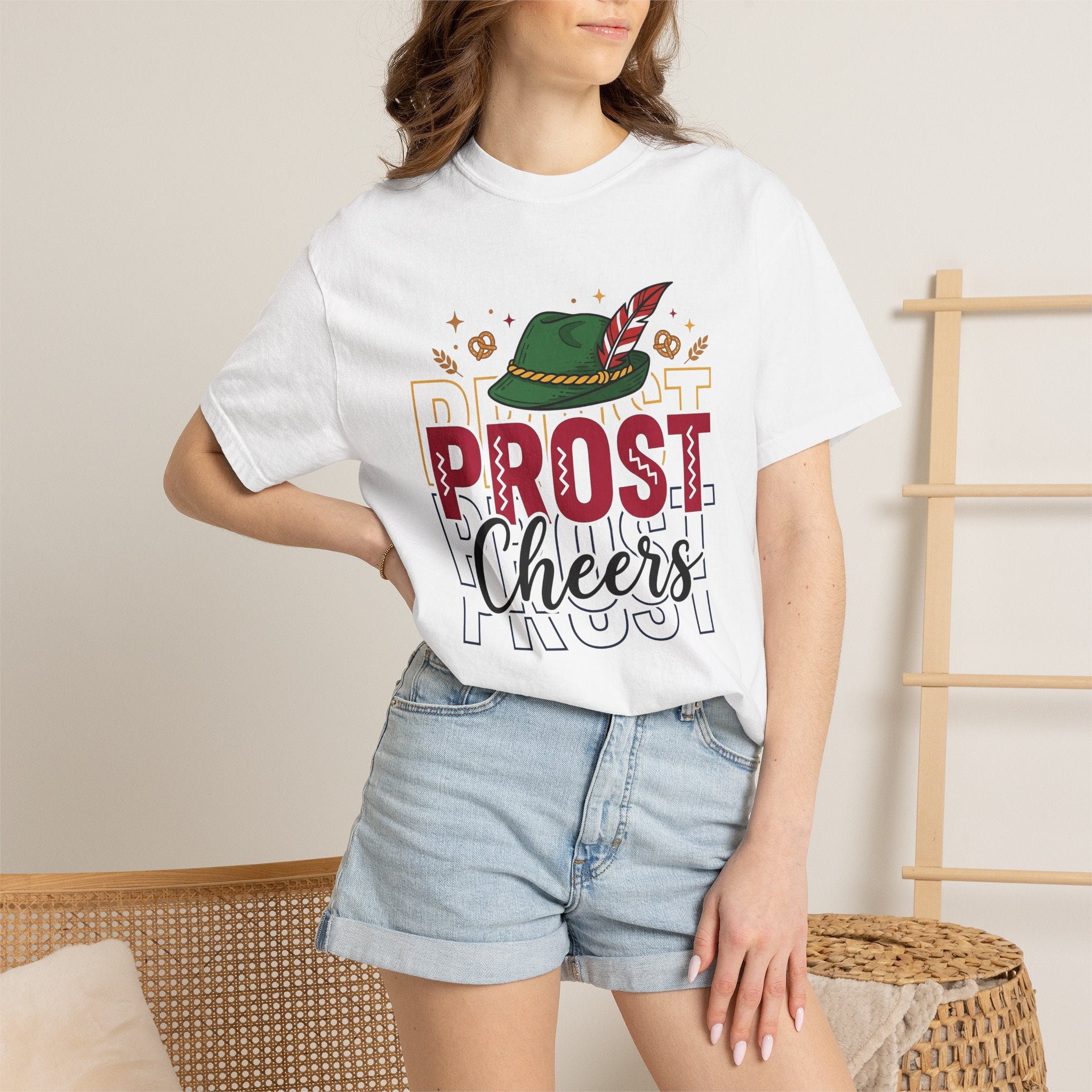 Alpine Hat Shirt Oktoberfest Ale Gift Women Graphic Tee Tyrolean T-Shirt Festival Fan Illustrated Tshirt Beer Design Ale Graphic Tshirt Hand
