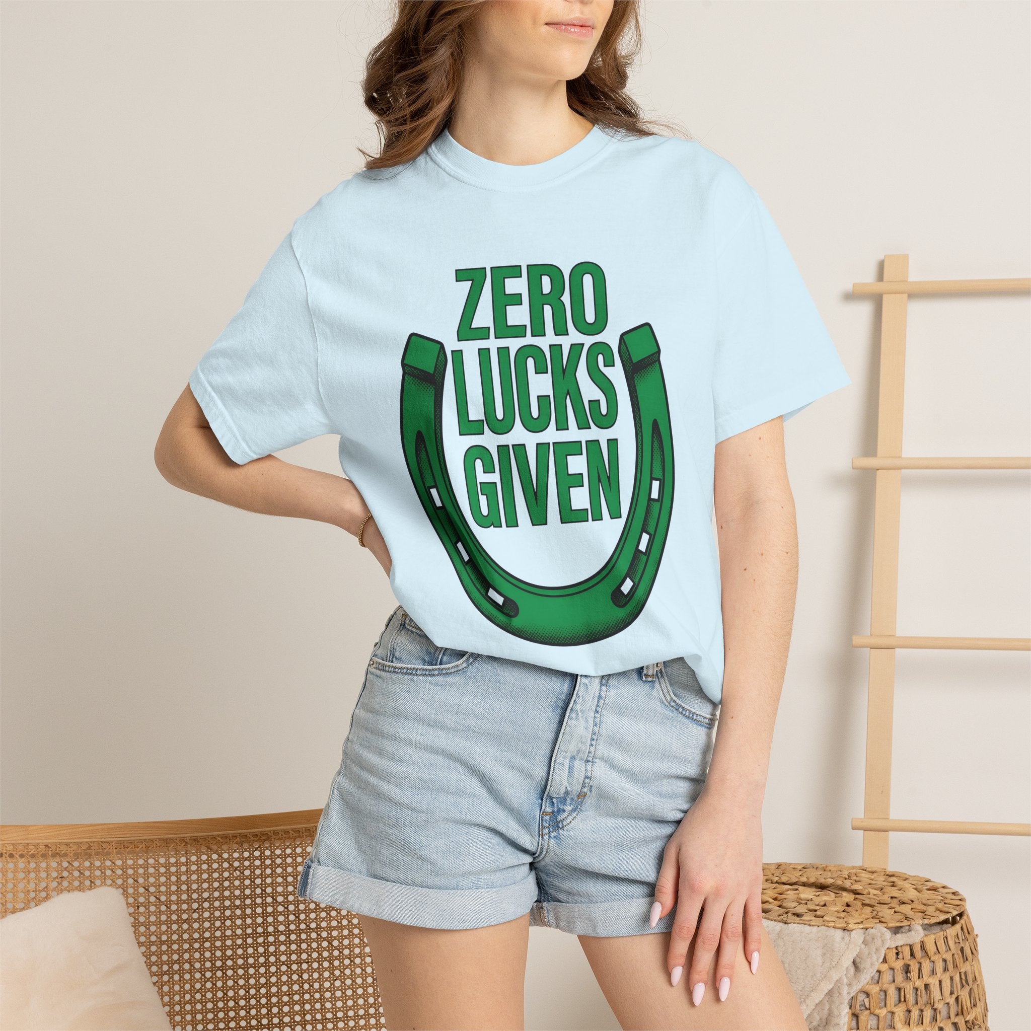 Lucky Horseshoe Shirt St Patrick's Day Event Gift Women Strong Tee Horseshoes T-Shirt Luck Fan Bold Tshirt Party Graphic Old School Joke